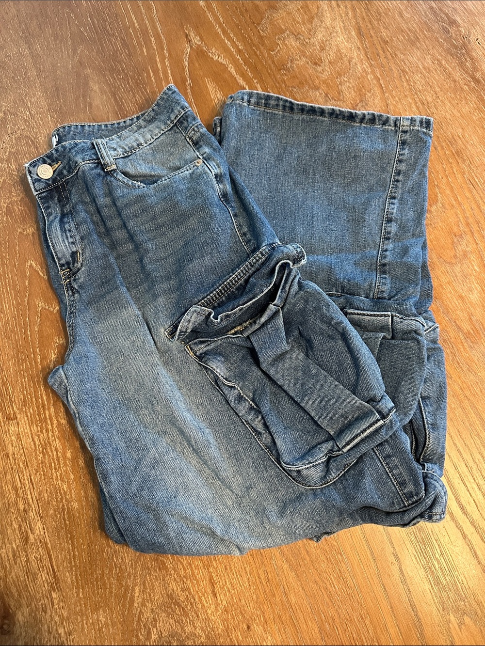 Refuge Denim Y2K Baggy Cargos Juniors size 7